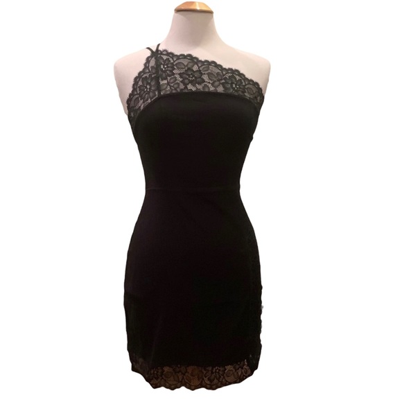 NWT Free People Premonitions Bodycon Dress XS or Small Black LBD Mini Fitted - Picture 8 of 14